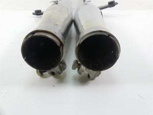 2002 Triumph Bonneville America Exhaust Pipe Muffler Set A9600059 A9600060 | Mototech271