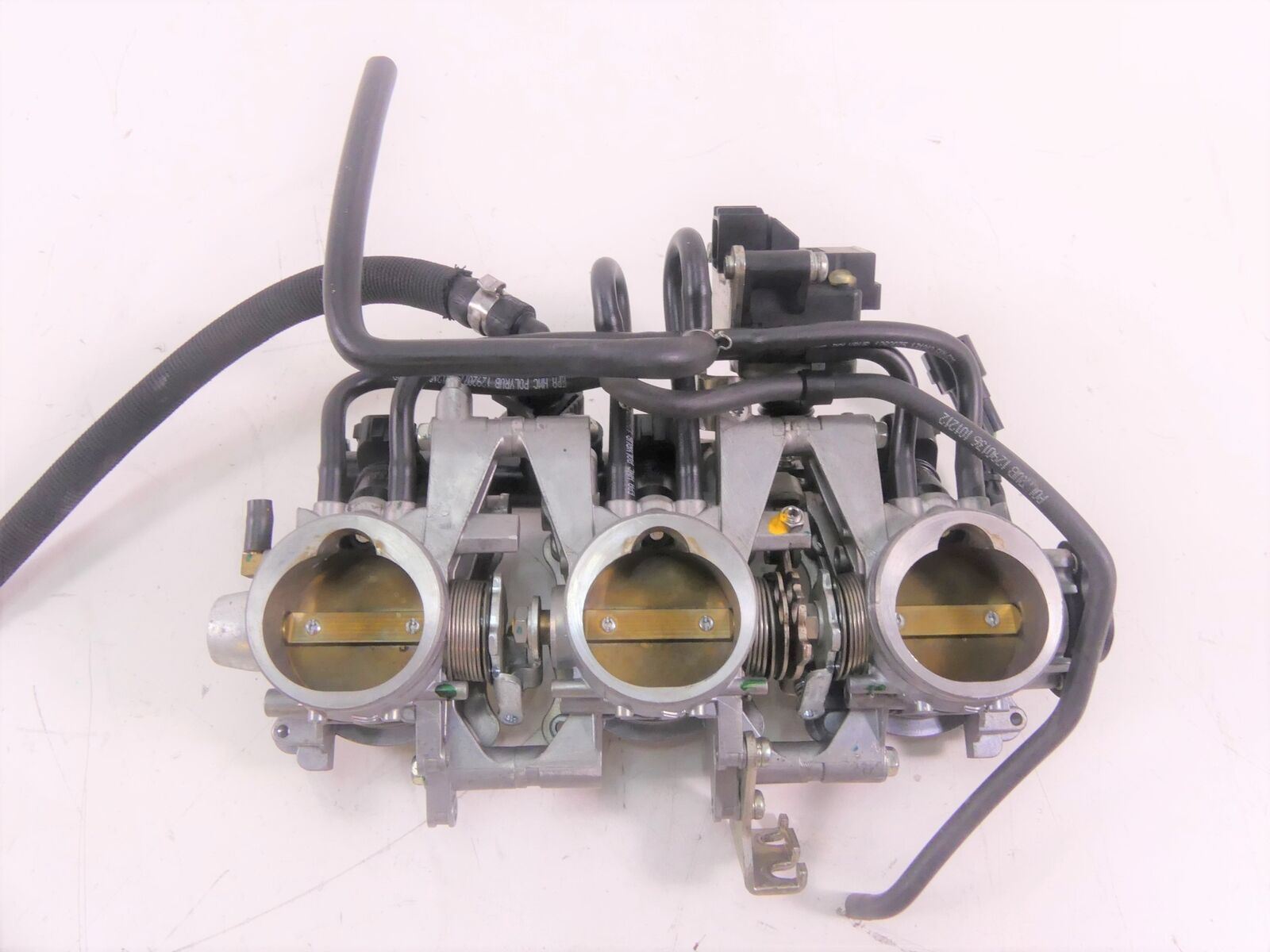 2014 Triumph Tiger 800 ABS Throttle Bodies Keihin Fuel Injection T1243800 {{ shop.shopifyCountryName }} - Mototech271