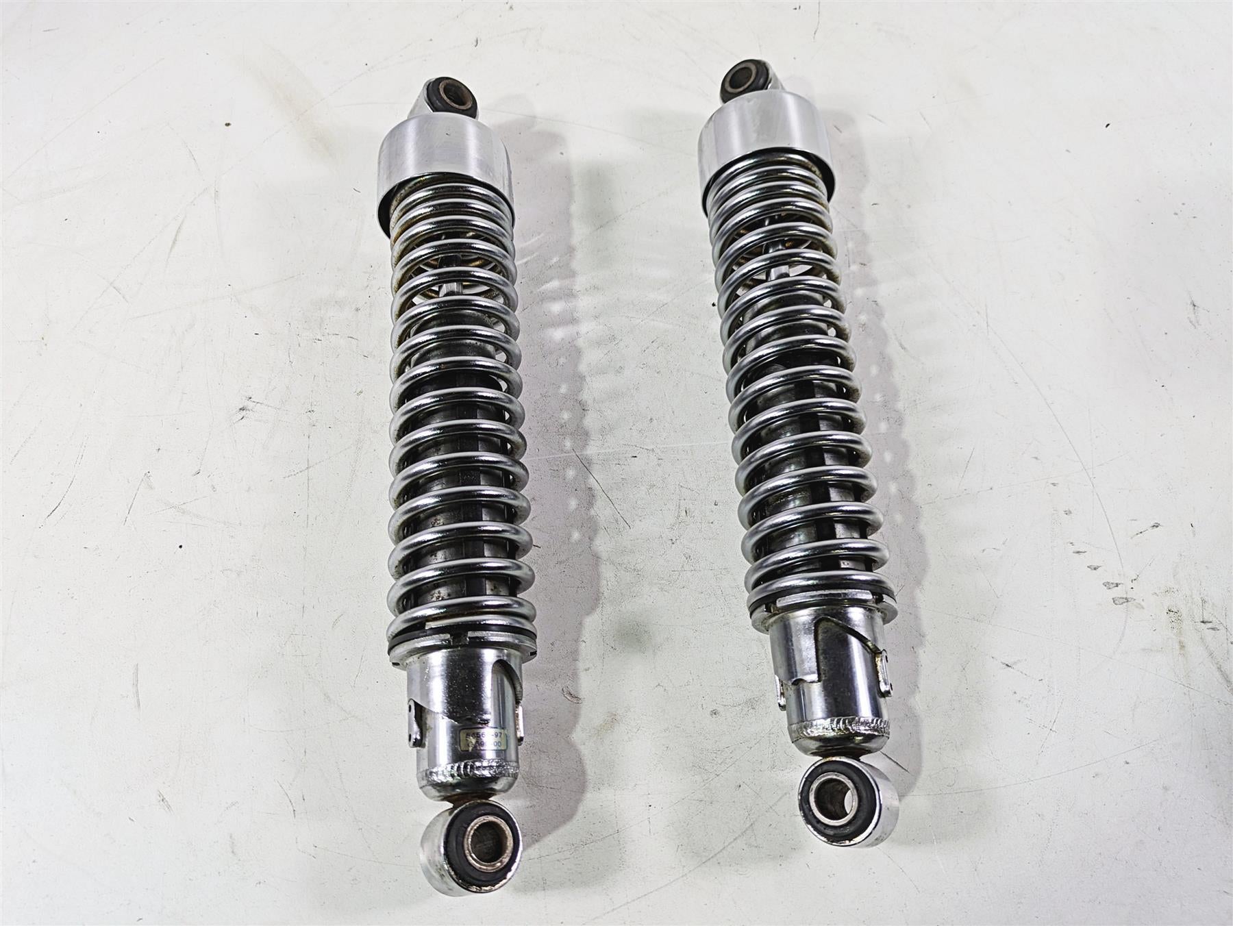 Harley Davidson Sportster XL 883 1200 Showa 13-1/4" Rear Suspension Shock Set 54566-97 {{ shop.shopifyCountryName }} - Mototech271