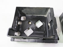 Load image into Gallery viewer, 2017 Harley Dyna FXDB Street Bob Battery Carrier Tray Stay &amp; Cover 70379-06B | Mototech271

