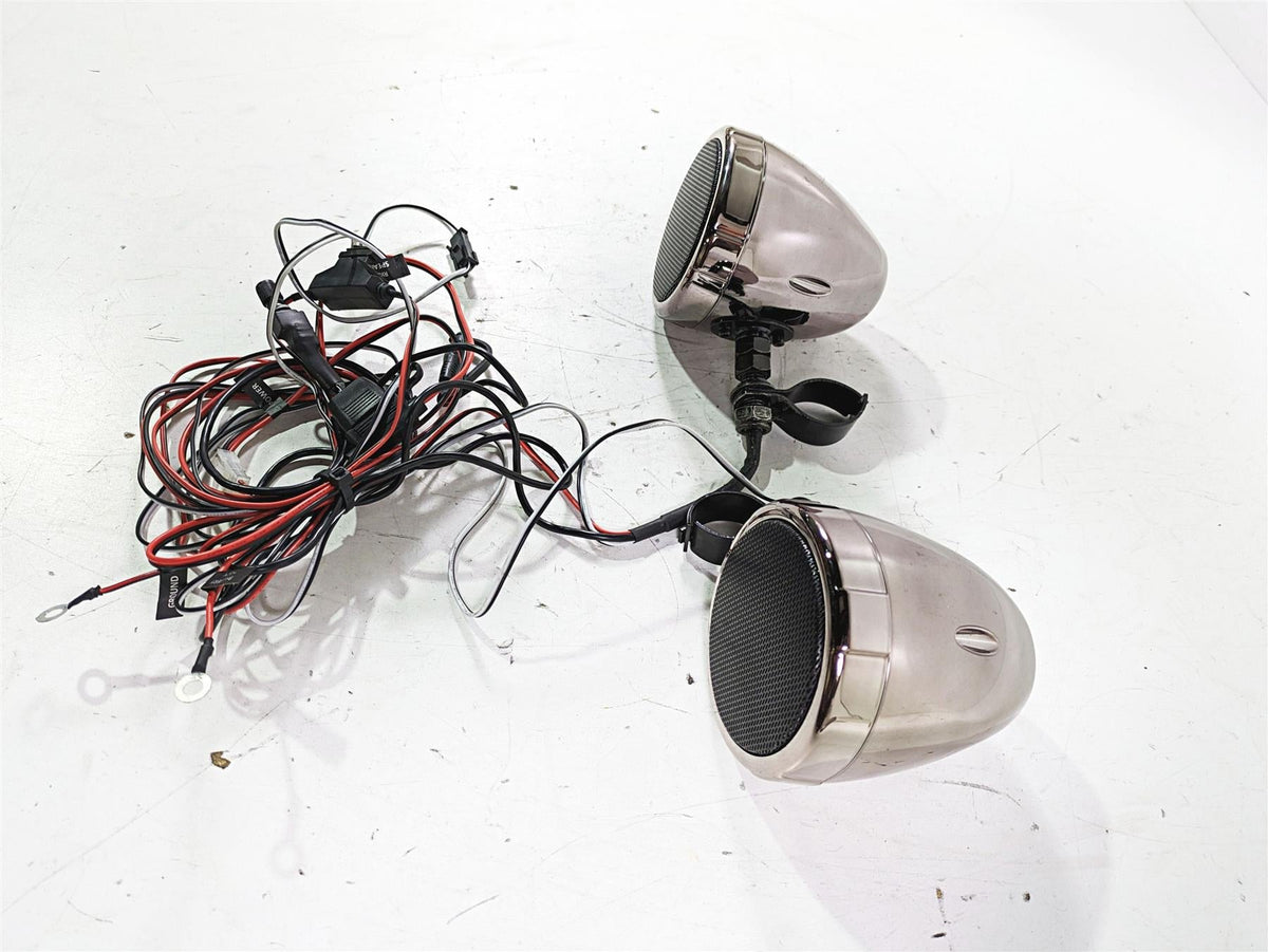 2002 Honda VTX1800 Retro Front Handlebar Speaker Set {{ shop.shopifyCountryName }} - Mototech271