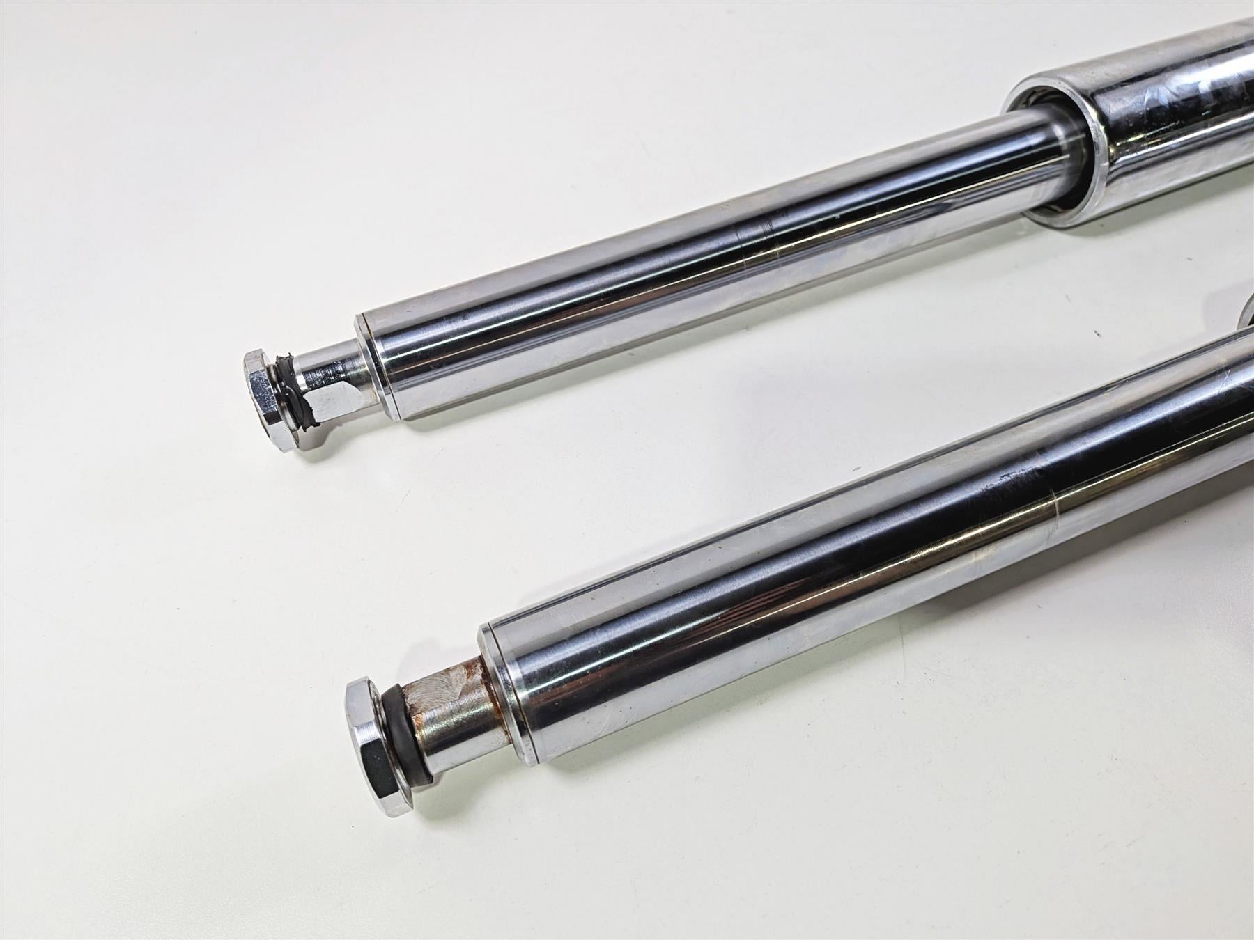 2011 Harley Touring FLHTCU CVO Electra Glide Front Fork Leg Set 41mm 48789-09-Mototech271