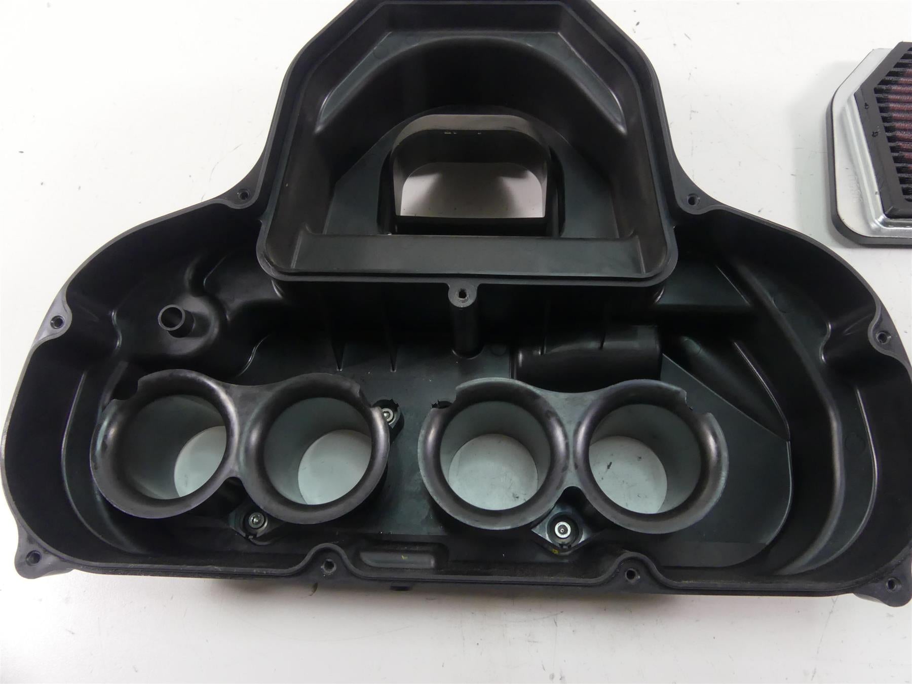 2008 Yamaha FZ1 Fazer Air Cleaner Breather Filter Box Velocity Stacks 2D1-14409 {{ shop.shopifyCountryName }} - Mototech271
