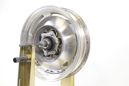 2004 Yamaha Vmax 1200 Staight 15x3.5 Rear Wheel With Rotor 1UT-25338-01-35 {{ shop.shopifyCountryName }} - Mototech271