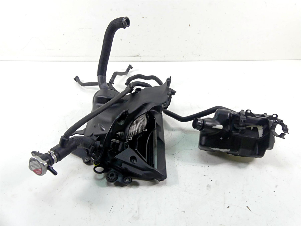 2013 Ducati Diavel Red Right Radiator Fan Reservoir Set - No Leaks 54840881B {{ shop.shopifyCountryName }} - Mototech271