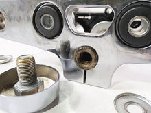 Load image into Gallery viewer, 2012 Harley Softail FLSTF Fat Boy Upper Lower Triple Tree Set 45605-00A 45456-86
