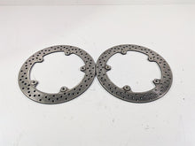 Load image into Gallery viewer, 2010 BMW R1200GS K25 Front Brake Disc Rotor Set 305mm 34117711427
