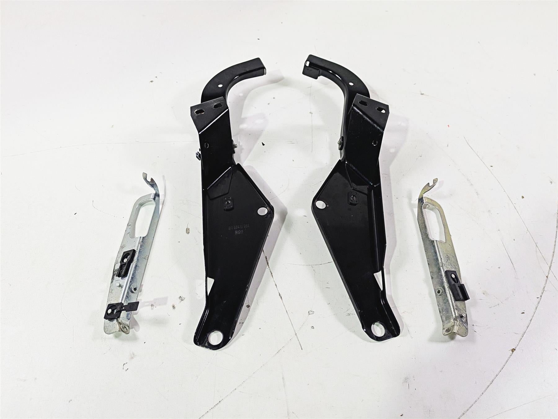 2008 Harley Touring FLHTP Electra Glide Front Fairing Mounts Set 58478-96 | Mototech271