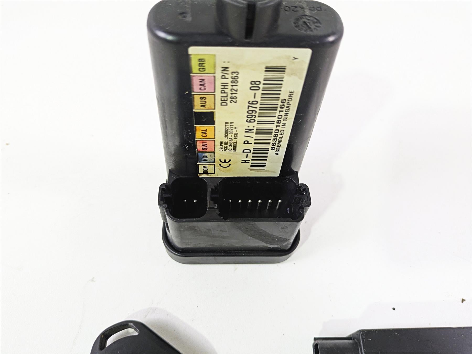 2008 Harley FXCWC Softail Rocker Tssm Security Module Fob Antenna Set 69976-08 {{ shop.shopifyCountryName }} - Mototech271