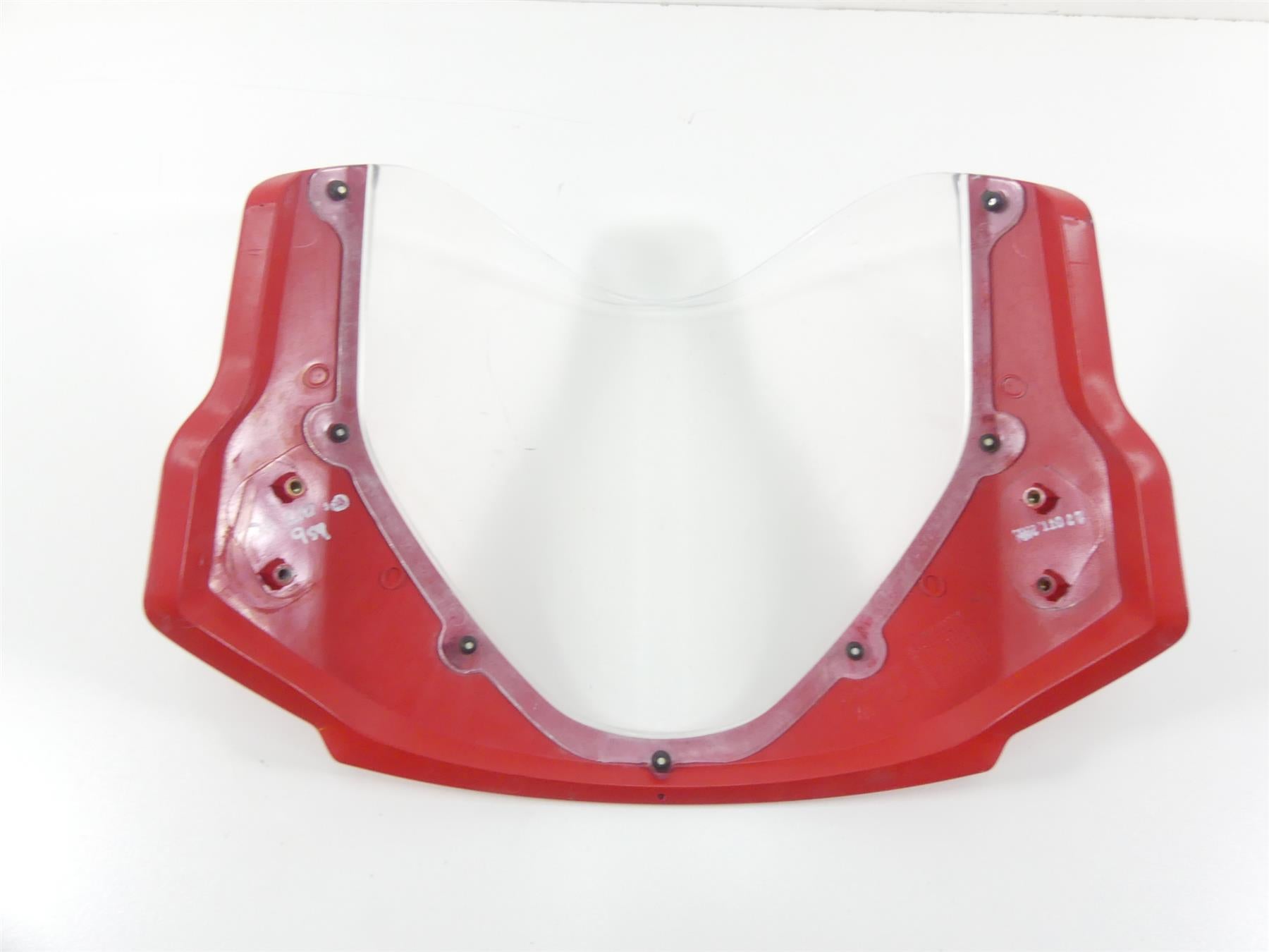 2005 Ducati Multistrada 1000S Red Windshield & Nose Fairing Cover 48110281A {{ shop.shopifyCountryName }} - Mototech271