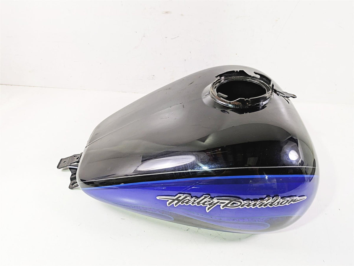 2011 Harley Touring FLHTCUSE CVO E-Glide Fuel Petrol Gas Tank Blue 61000006 {{ shop.shopifyCountryName }} - Mototech271