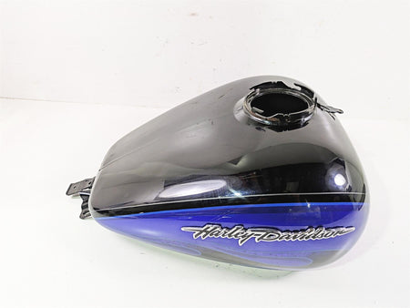 2011 Harley Touring FLHTCUSE CVO E-Glide Fuel Petrol Gas Tank Blue 61000006 {{ shop.shopifyCountryName }} - Mototech271
