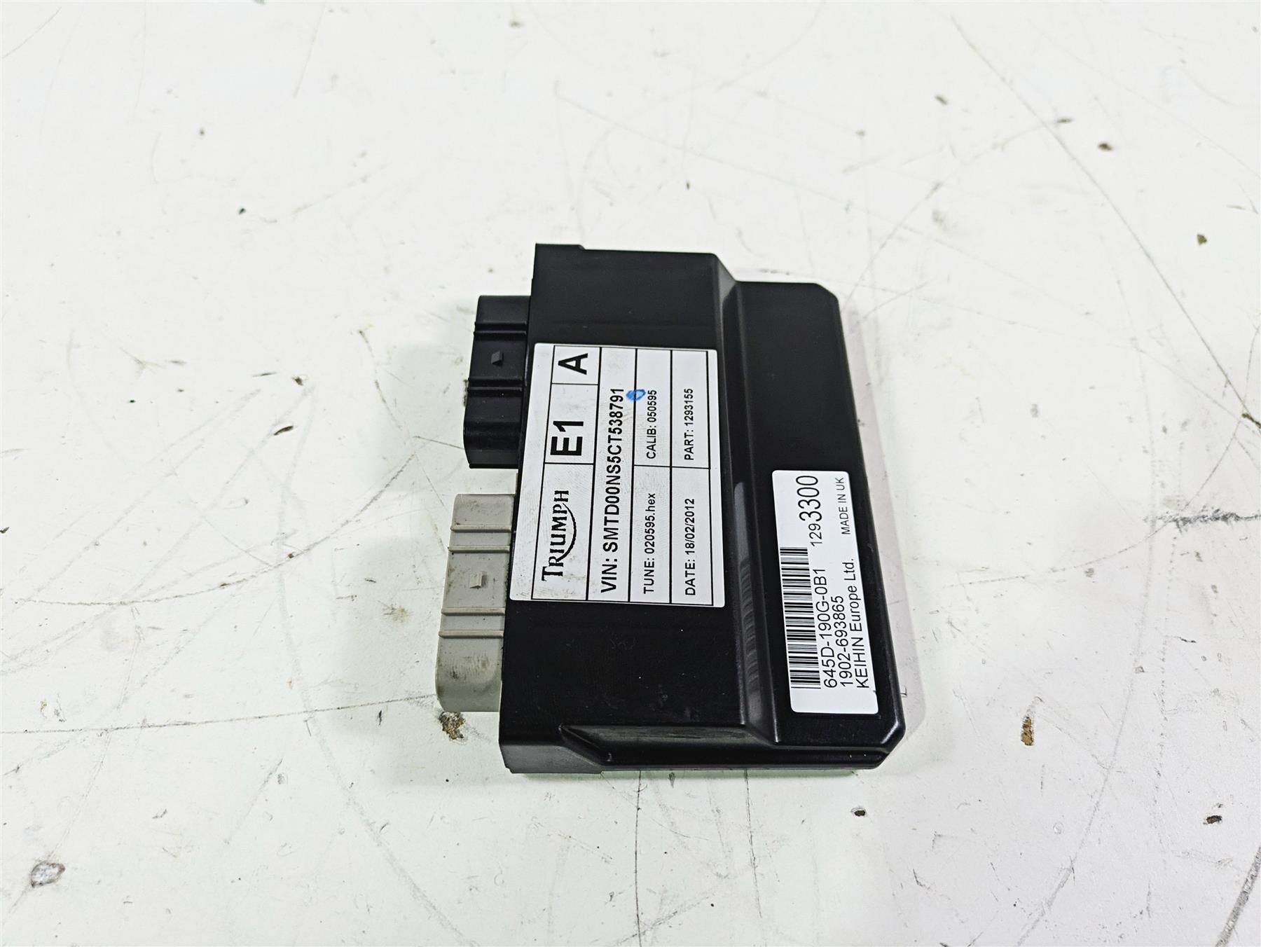 2012 Triumph Daytona 675 Cdi Ecu Ecm Engine Control Module T1293300 T1293155 {{ shop.shopifyCountryName }} - Mototech271