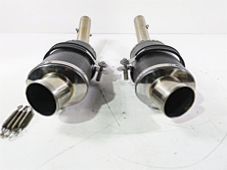 2008 Aprilia RSVR 1000 Factory Delkevic 225mm Carbon Exhaust Muffler Set KIT0318 {{ shop.shopifyCountryName }} - Mototech271