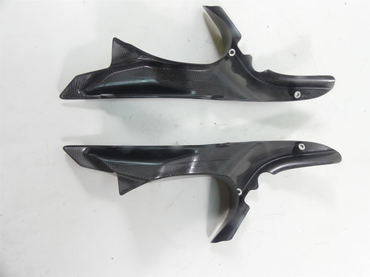 2008 Ducati 1098 S Shift-Tech Carbon Fiber Upper Inner Air Inlet Duct Covers {{ shop.shopifyCountryName }} - Mototech271