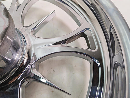 1999 Harley Dyna FXDL Low Rider 16x3 Custom Thorn Chrome Rear Wheel Rim & Rotor {{ shop.shopifyCountryName }} - Mototech271
