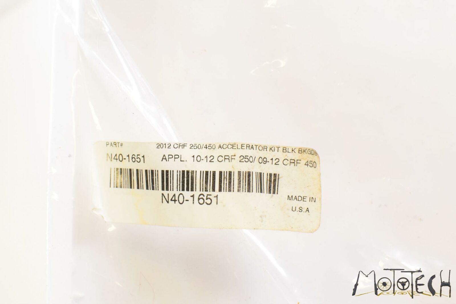 2010 Honda CRF250R CRF250 R DECAL Sticker SET N40-1651 {{ shop.shopifyCountryName }} - Mototech271