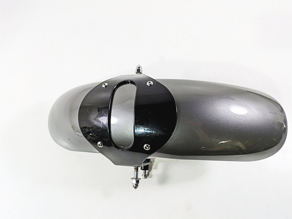 2009 Harley FLSTSB Cross Bones Front Fender Custom Silver Paint - Read 59495-08 {{ shop.shopifyCountryName }} - Mototech271