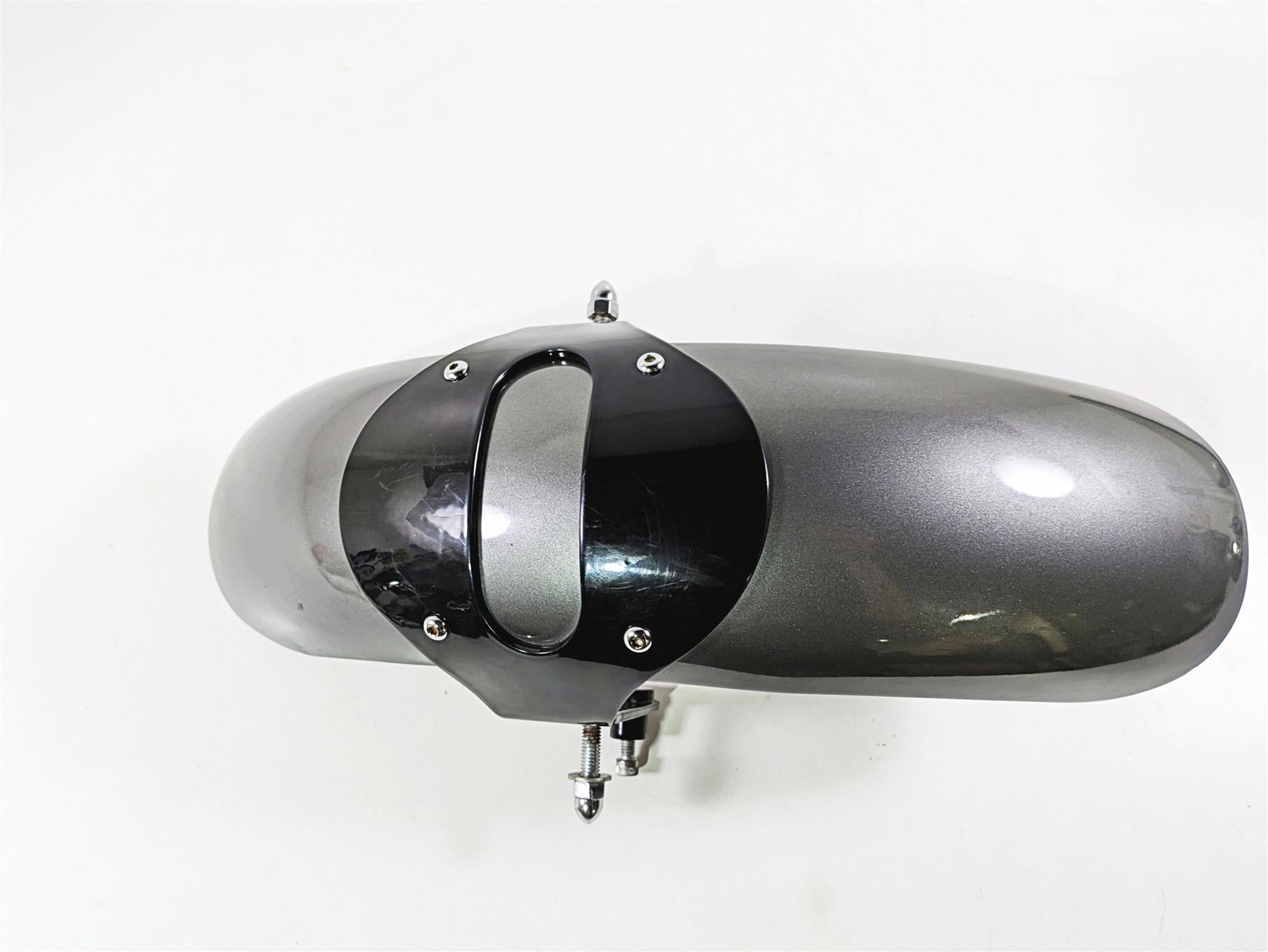 2009 Harley FLSTSB Cross Bones Front Fender Custom Silver Paint - Read 59495-08 {{ shop.shopifyCountryName }} - Mototech271