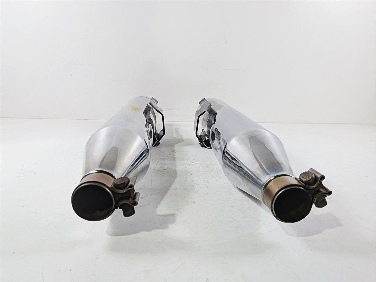 2015 Harley Touring FLTRUSE CVO Road Glide Vance Hines 4" Exhaust Muffler Pipes-Mototech271