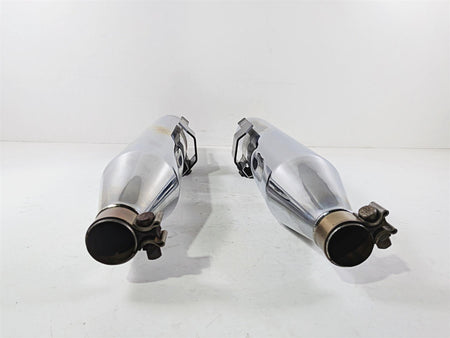 2015 Harley Touring FLTRUSE CVO Road Glide Vance Hines 4" Exhaust Muffler Pipes-Mototech271