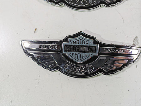 2003 Harley Dyna FXDL Low Rider 100TH Tank Emblems Badges 62230-03A 62231-03A {{ shop.shopifyCountryName }} - Mototech271