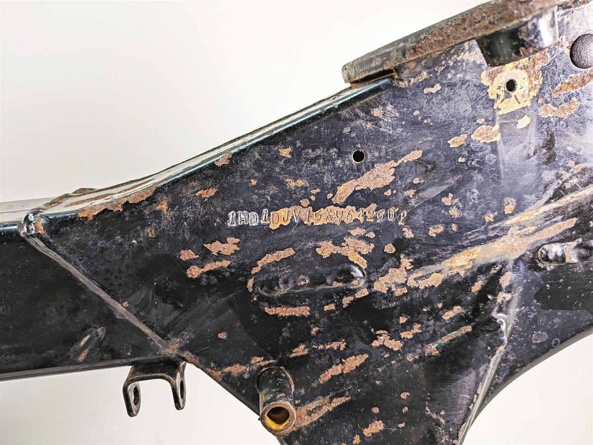 1999 Harley Touring FLHTC Electra Glide Straight Main Frame Chassis With Texas Salvage Title 47900-01 {{ shop.shopifyCountryName }} - Mototech271