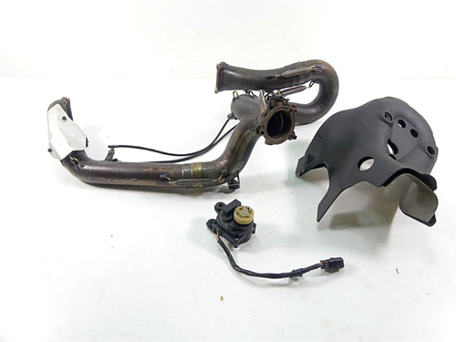 2012 Ducati Panigale 1199S Stock Exhaust Header & Servo Set 57113002C | Mototech271