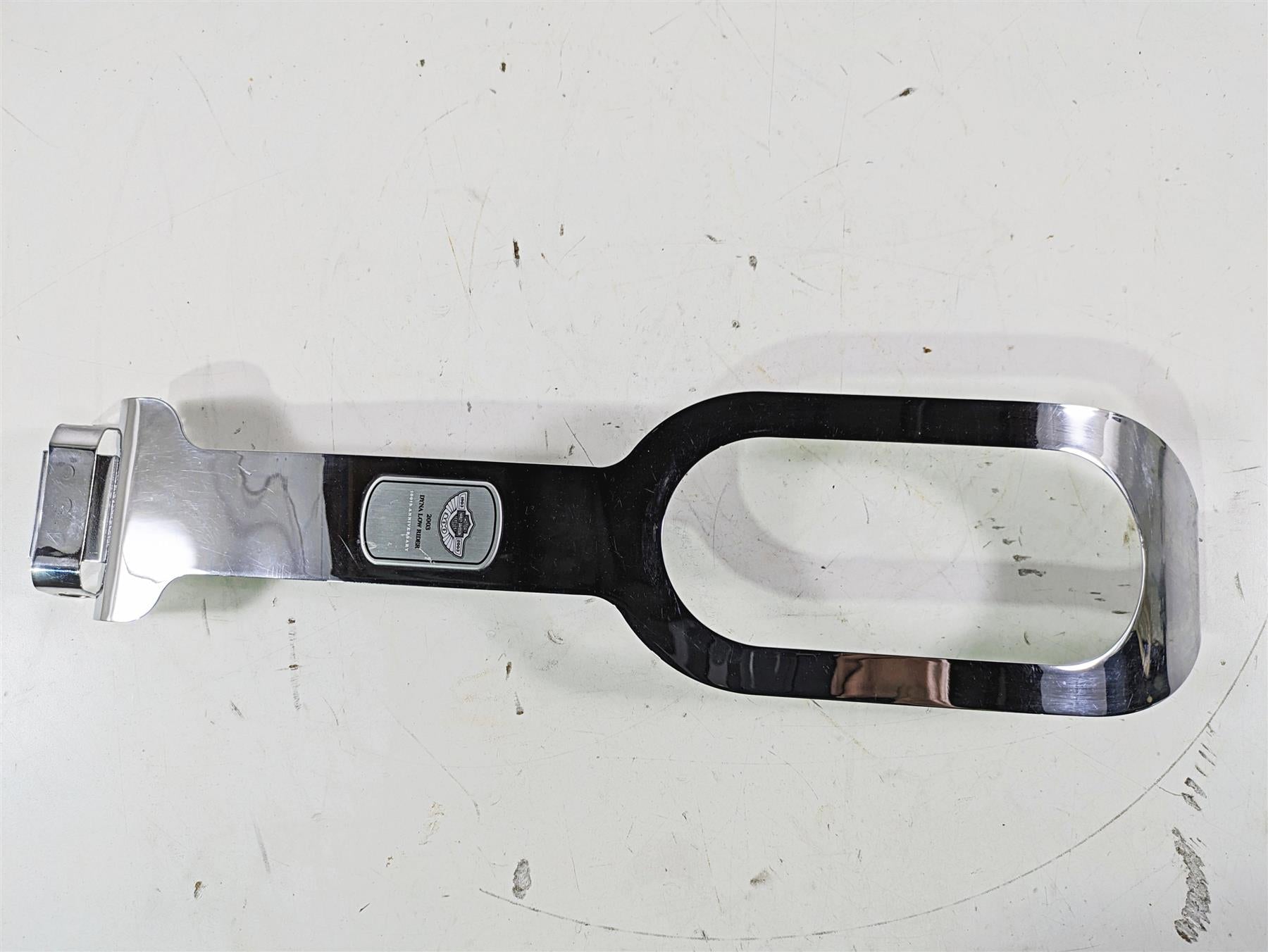2003 Harley Dyna FXDL Low Rider 100TH Tank Dash Chrome Cover & Emblem 61244-02 {{ shop.shopifyCountryName }} - Mototech271