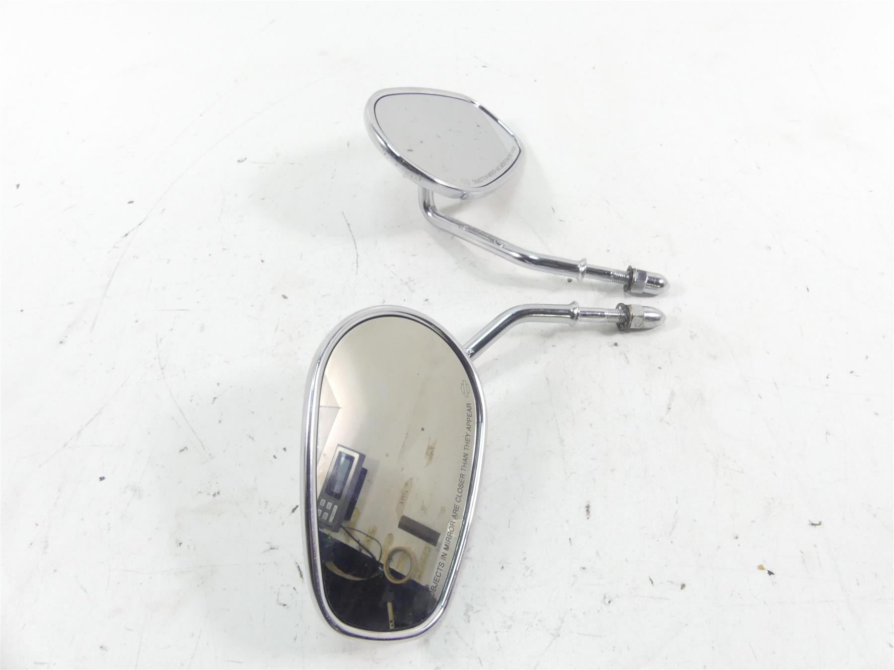 2005 Harley Touring CVO FLHTCSE Electra Glide Chrome Mirror Set 91845-03B {{ shop.shopifyCountryName }} - Mototech271