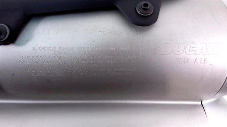 2013 Ducati Diavel Red Oem Stock Exhaust Pipe Muffler 57321081A {{ shop.shopifyCountryName }} - Mototech271