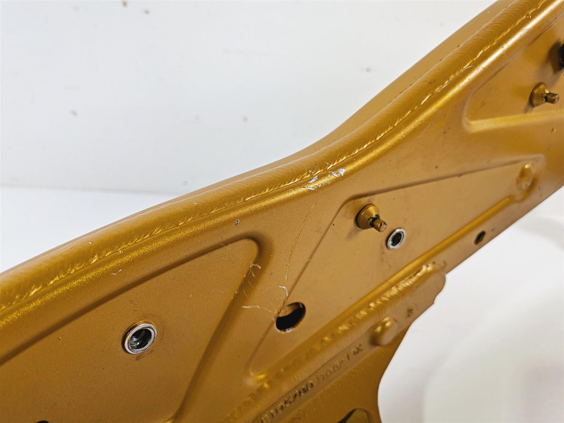 2008 Aprilia RSVR 1000 Factory Straight Main Frame Chassis -GOLD -With Clean Florida Title -AP8184394 {{ shop.shopifyCountryName }} - Mototech271