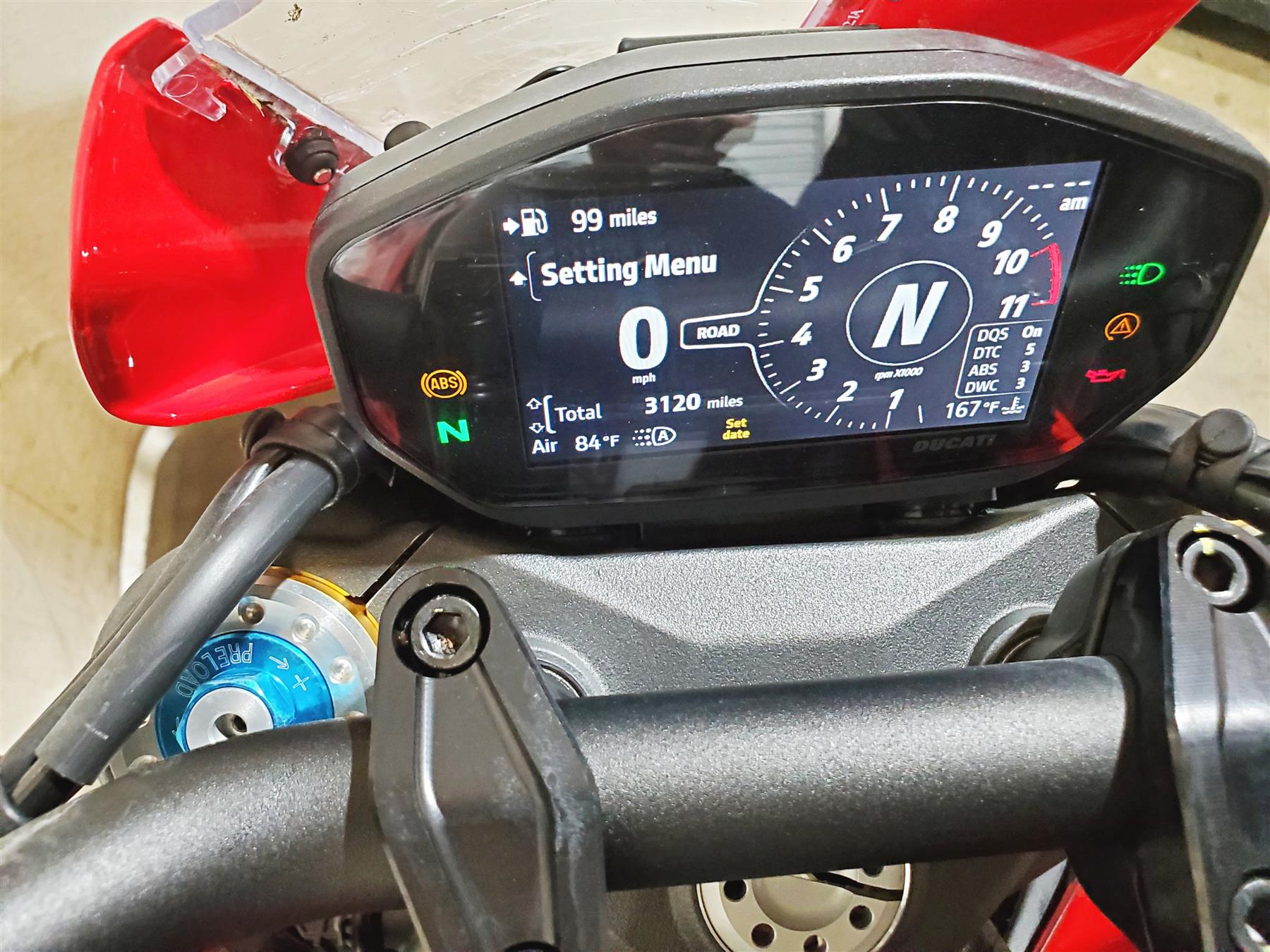 2023 Ducati Monster 937 SP Speedometer Gauge Instrument Cluster 3K 40612082A {{ shop.shopifyCountryName }} - Mototech271