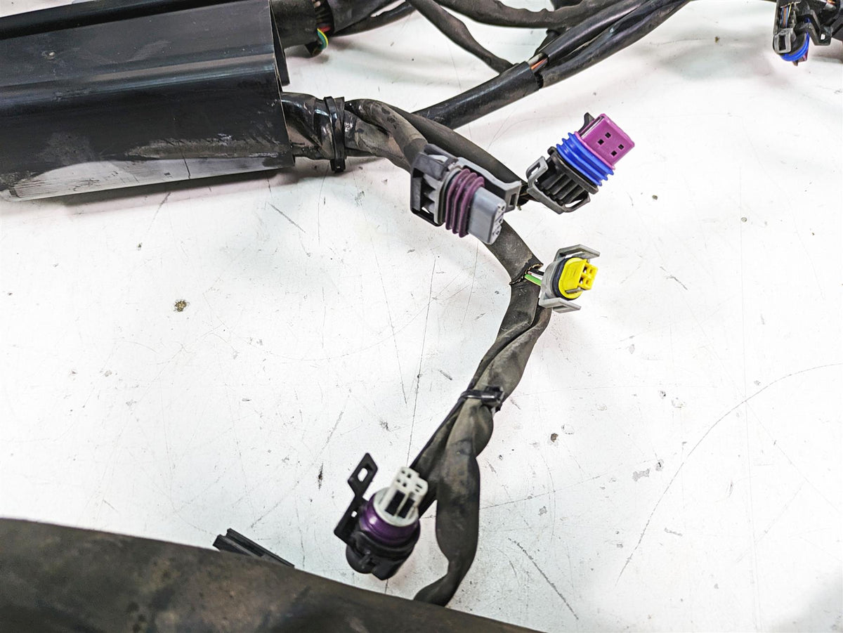 2009 Harley FXCWC Softail Rocker C Main Wiring Harness Loom - No Cut 70452-08 {{ shop.shopifyCountryName }} - Mototech271