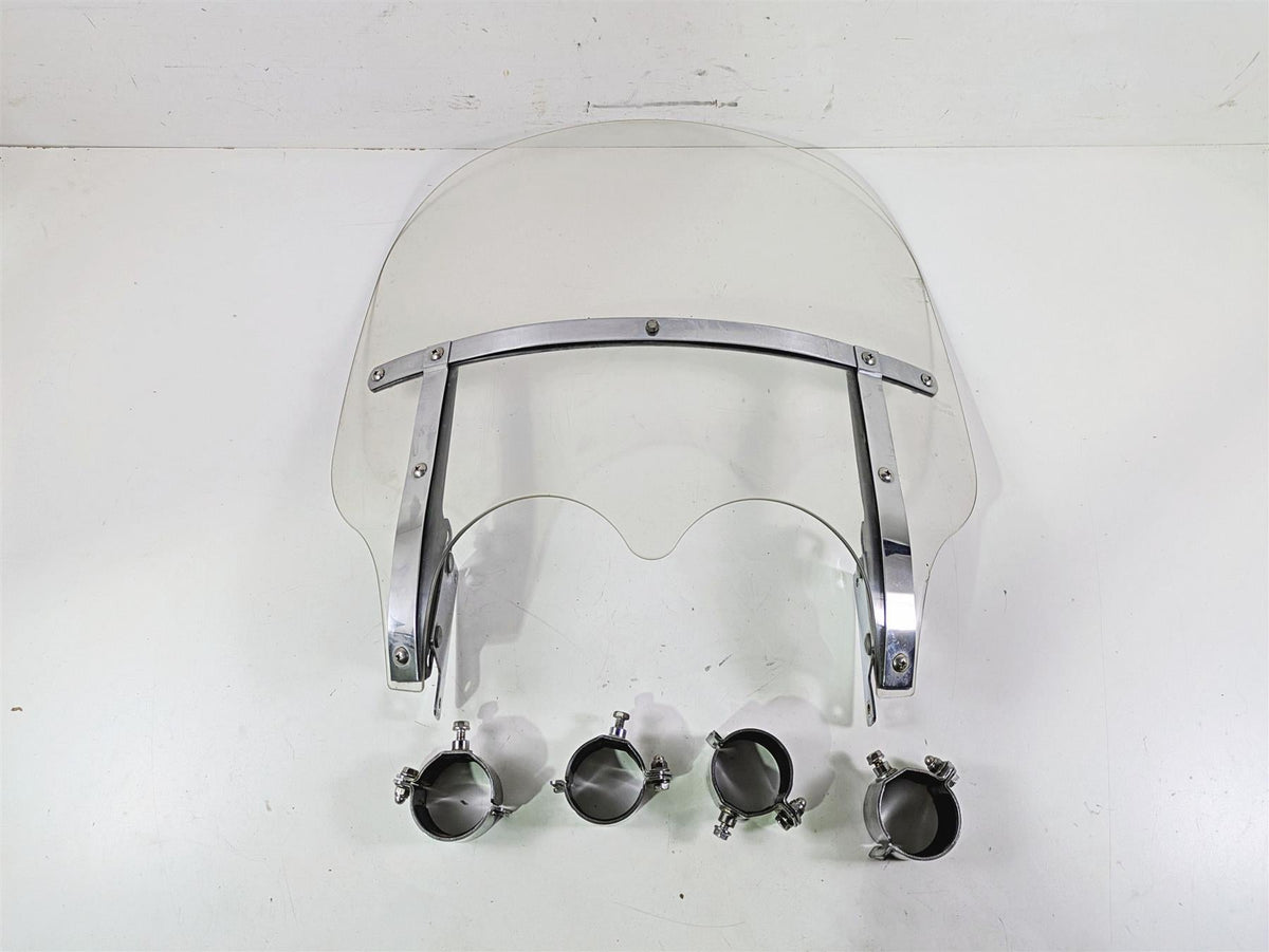 2006 Triumph Rocket 3 Windshield Wind Screen & Mounting Hardware A9740049 {{ shop.shopifyCountryName }} - Mototech271
