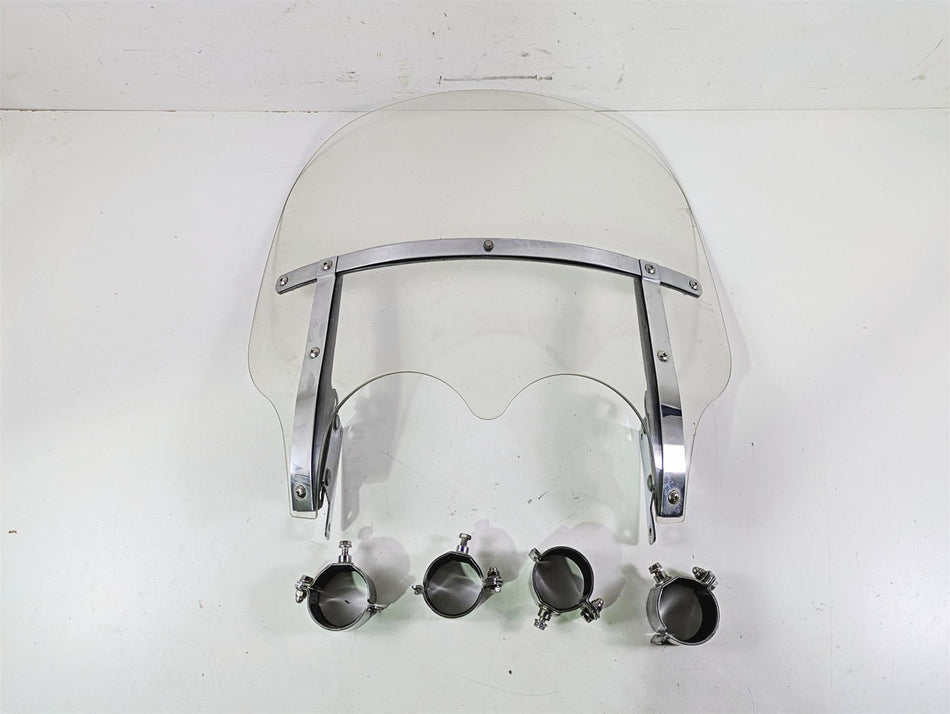 2006 Triumph Rocket 3 Windshield Wind Screen & Mounting Hardware A9740049 {{ shop.shopifyCountryName }} - Mototech271