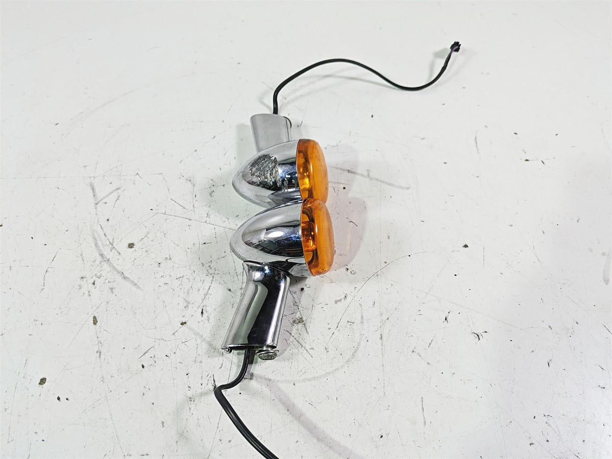 2005 Harley Softail FLSTFSE CVO Fat Boy Rear Blinker Turn Signal Set 69196-03 {{ shop.shopifyCountryName }} - Mototech271