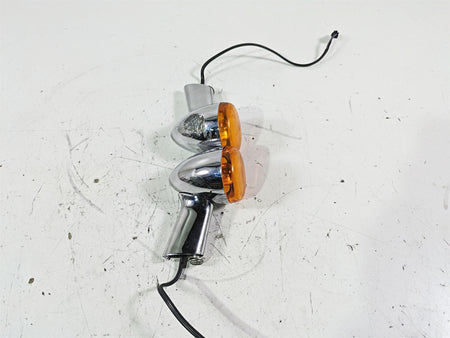 2005 Harley Softail FLSTFSE CVO Fat Boy Rear Blinker Turn Signal Set 69196-03 {{ shop.shopifyCountryName }} - Mototech271