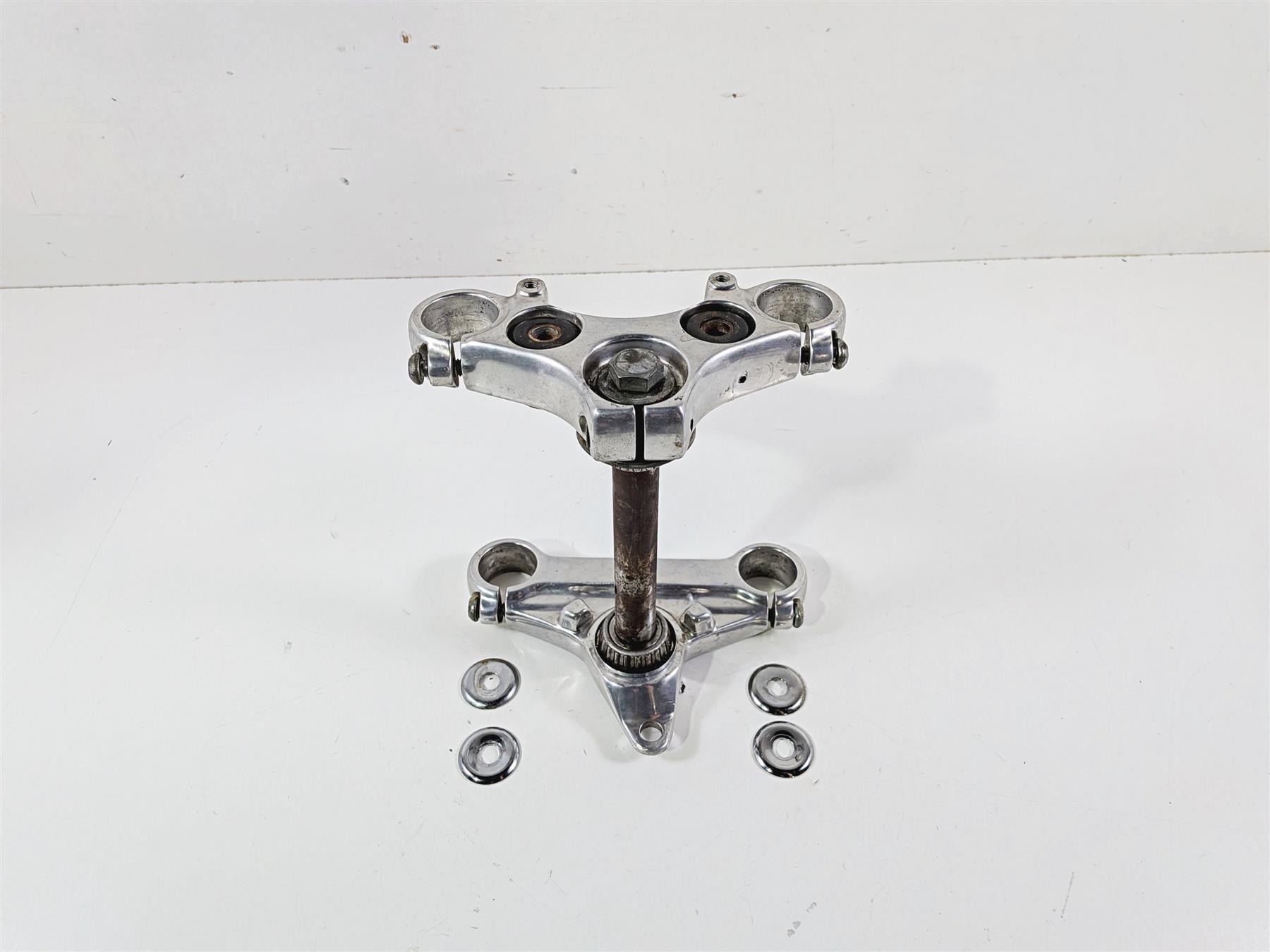 2002 Harley Davidson XLH883 Sportster Upper Lower Triple Tree Set 45563-87 {{ shop.shopifyCountryName }} - Mototech271