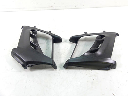 2013 Ducati Diavel Red Carbon Fiber Radiator Shroud Cover Set 48013731A {{ shop.shopifyCountryName }} - Mototech271