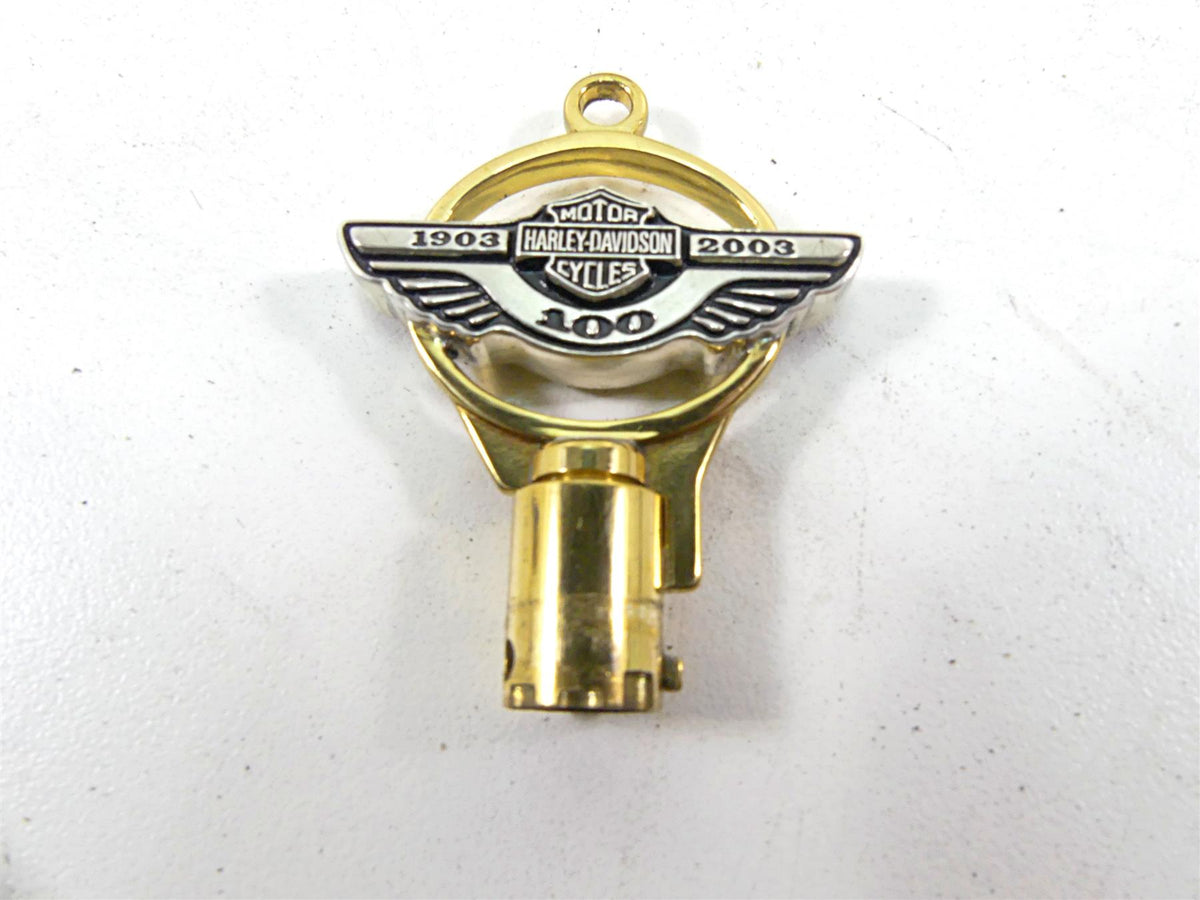 2003 Harley Touring FLHTCI E-Glide 100TH Ignition Switch Key Lock Set 71640-99 {{ shop.shopifyCountryName }} - Mototech271