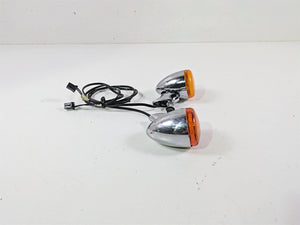 2014 Harley FXDF Dyna Fat Bob Rear Blinker Turn Signal Set - Read 68978-00