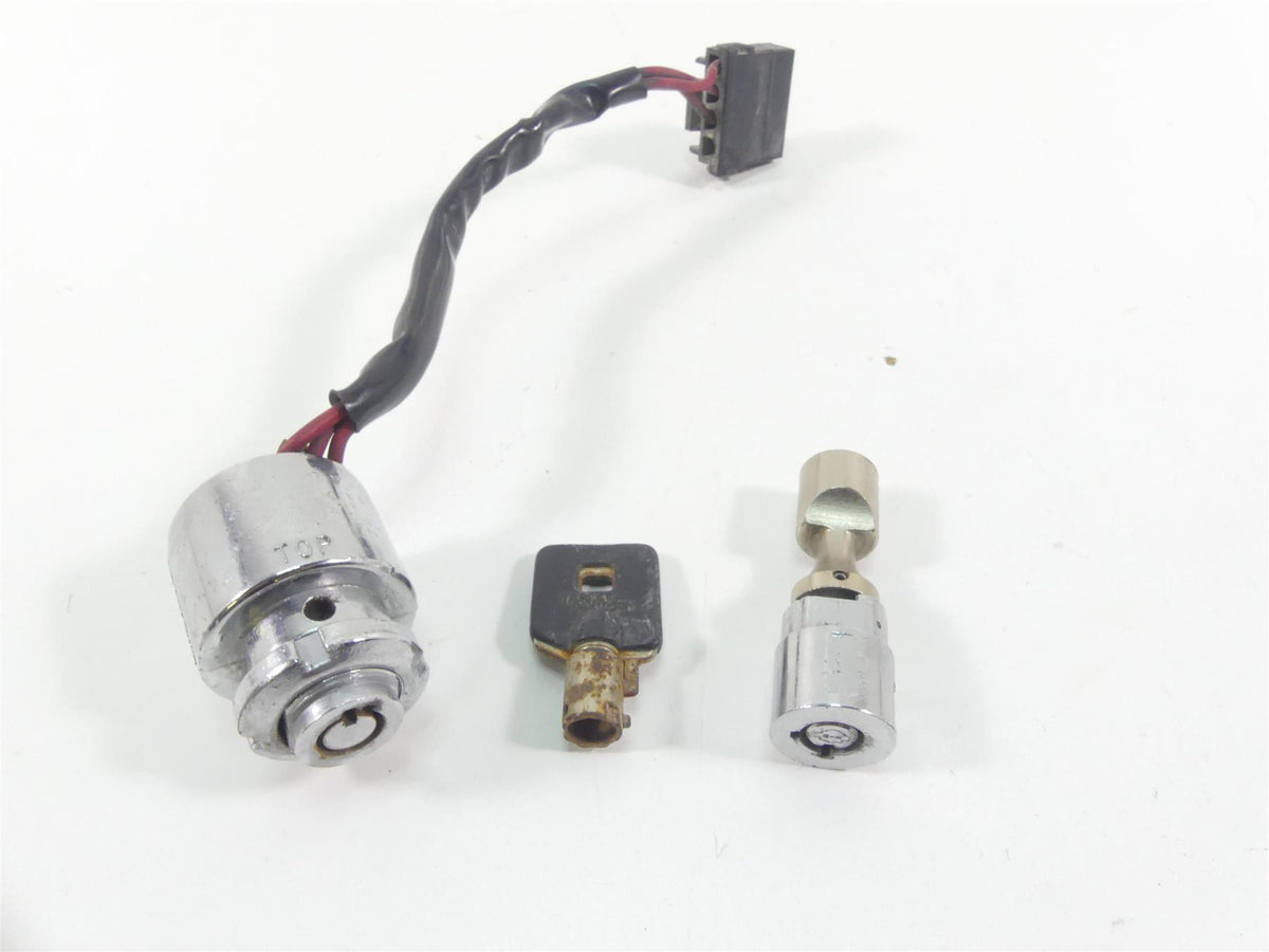 1999 Harley Dyna FXDS Convertible Ignition Switch Steering Lock Key Set 71421-94 {{ shop.shopifyCountryName }} - Mototech271