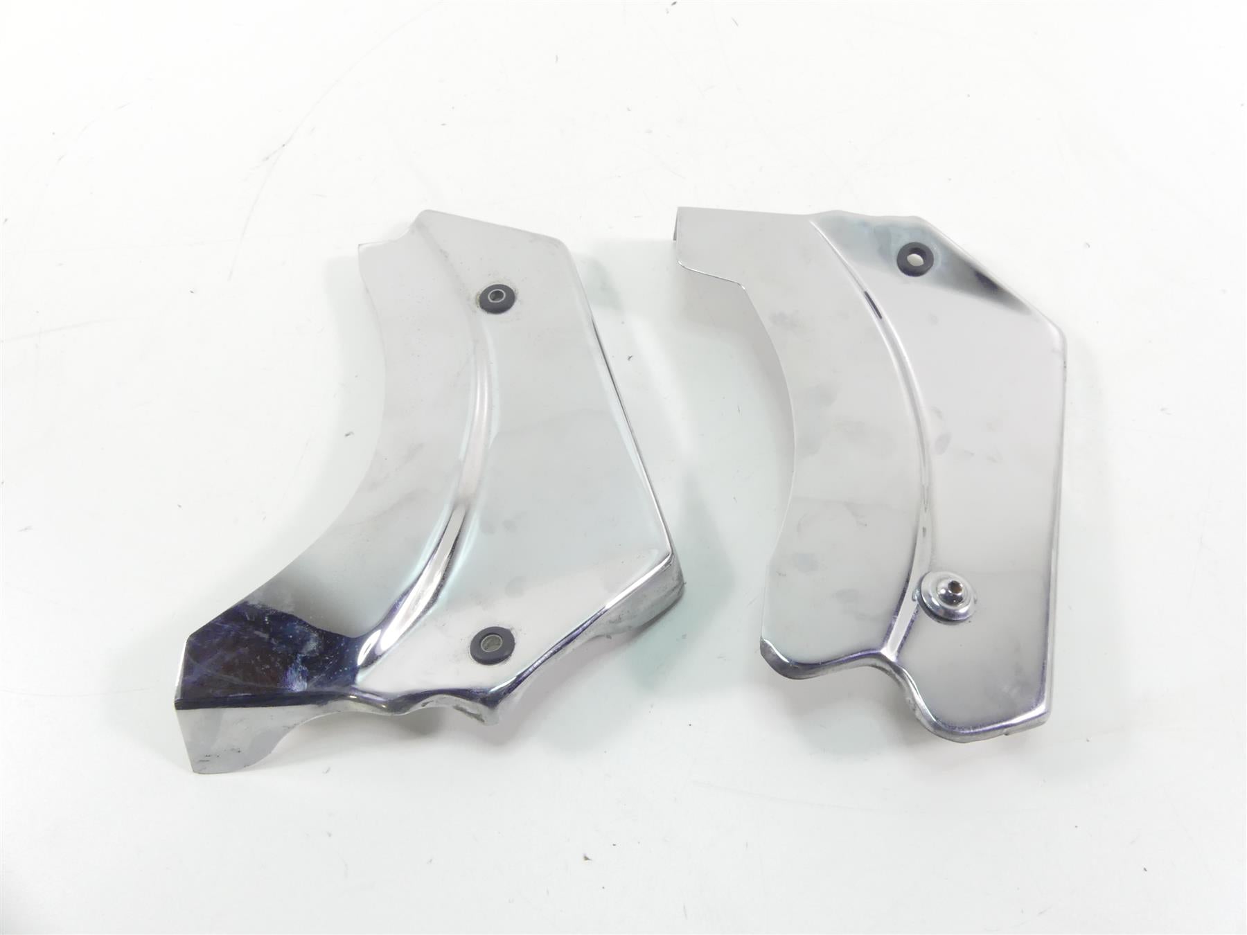 2001 Moto Guzzi California Sp 1100 Front Frame Chrome Neck Cover Set GU03979140 {{ shop.shopifyCountryName }} - Mototech271
