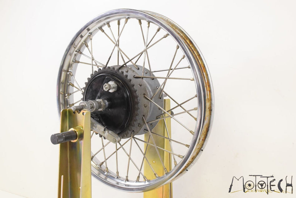 2012 Royal Enfield Bullet Classic C5 STRAIGHT Rear Wheel Rim 1.85x19 170547 {{ shop.shopifyCountryName }} - Mototech271
