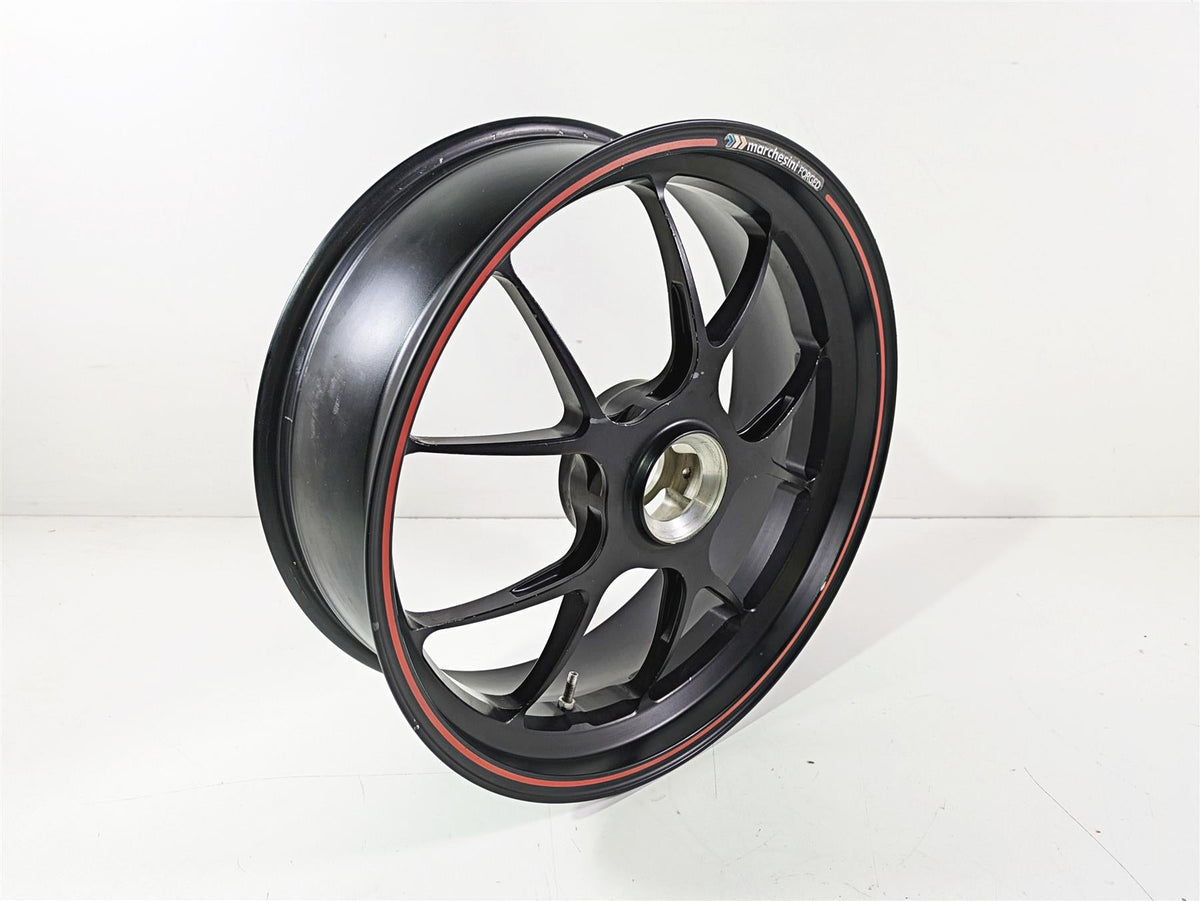 2008 Ducati SBK 1098 S Straight Marchesini 17x6 Rear Wheel Forged Rim 50221251AB {{ shop.shopifyCountryName }} - Mototech271