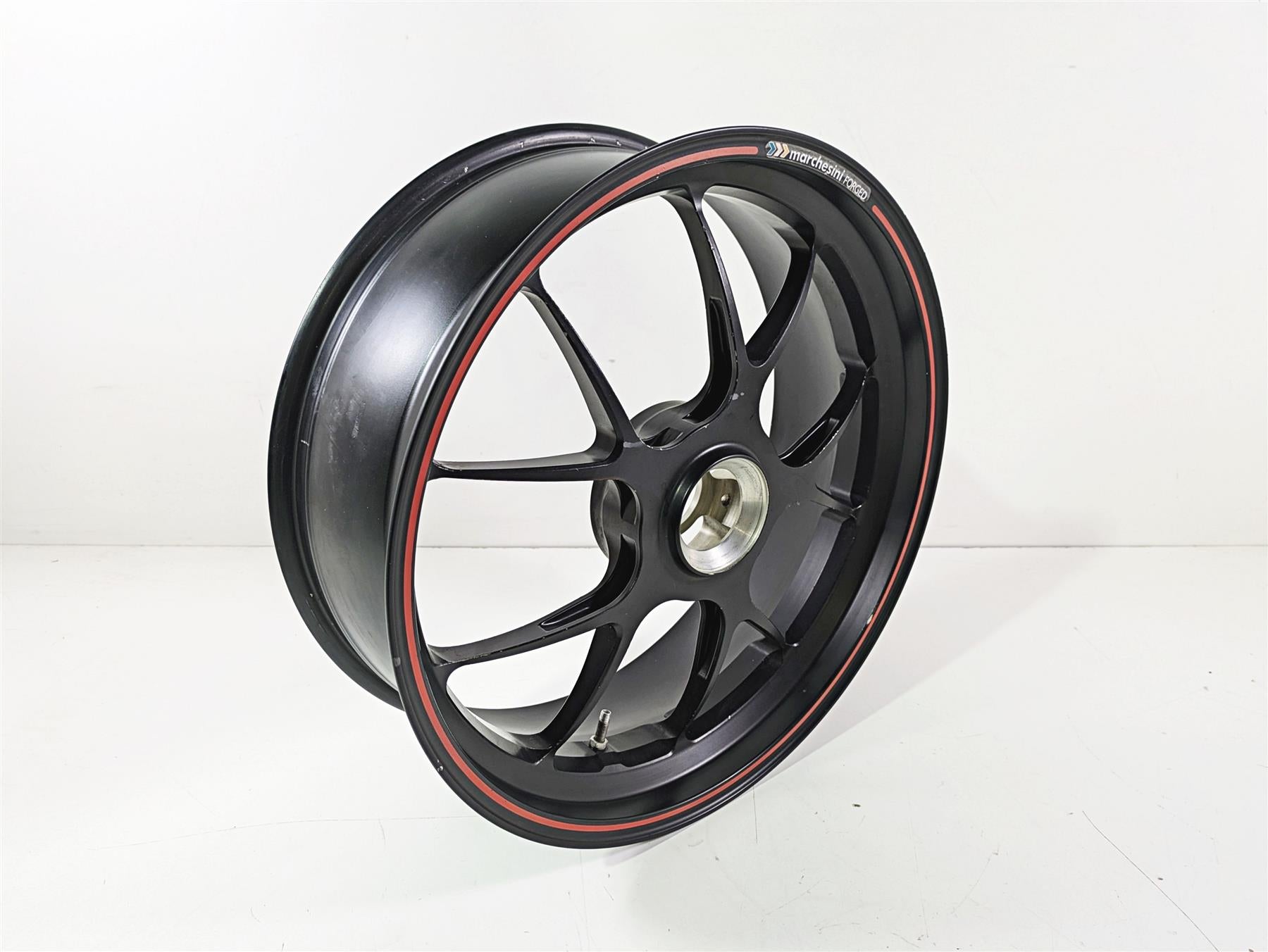 2008 Ducati SBK 1098 S Straight Marchesini 17x6 Rear Wheel Forged Rim 50221251AB {{ shop.shopifyCountryName }} - Mototech271