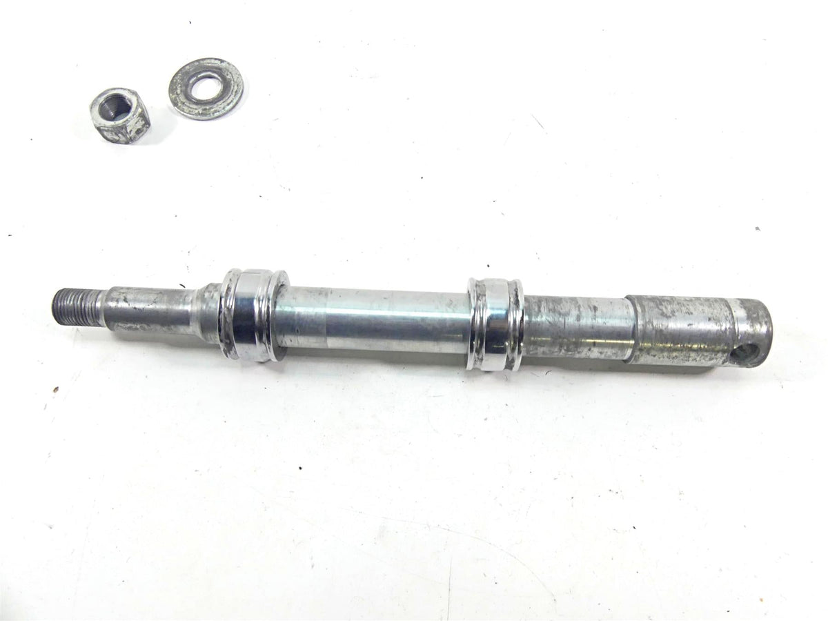 2005 Harley VRSCSE CVO V-Rod Front 1" Axle Wheel Spindle & Caps 41540-04 {{ shop.shopifyCountryName }} - Mototech271