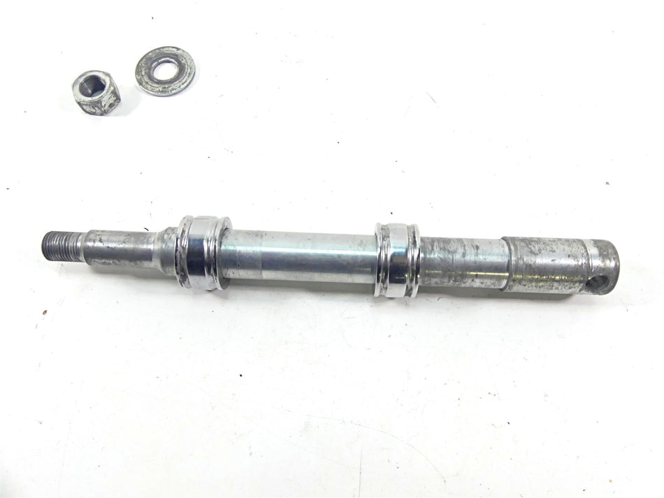 2005 Harley VRSCSE CVO V-Rod Front 1" Axle Wheel Spindle & Caps 41540-04 {{ shop.shopifyCountryName }} - Mototech271