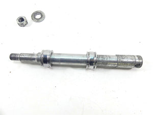 2005 Harley VRSCSE CVO V-Rod Front 1" Axle Wheel Spindle & Caps 41540-04 | Mototech271